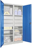 Schwerlastschrank PAVOY,  1950/630/1040 Drehg., mit Trennwand 6 Böden, 6 Schubladen