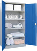 Schwerlastschrank PAVOY,  m.TürenB1040xT630xH1950 mm 4 Böden RAL 7035/5012