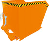 Spänebehälter BAUER,  SGU 1000 l 1280xT1640xH780 mm RAL2000 Tragkraft 1500kg mit Lochblechboden