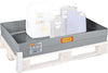 Paletten-Auffangwanne CEMO,  150l m.ArretierungsnockenCEMO