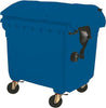 Müllcontainer NEUTRAL,  Kunststoff 1,1 cbm Runddeckel blau