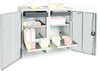 Werkzeugschrank STUMPF,  B1000xT500xH1000 mm RAL7035 2 Schubladen, 4 Wannen