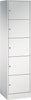 Fächerschrank CP,  B240xT480xH1950 mm RAL 7035 1x5 Fächer B190 mm CP