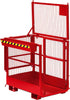 Arbeitskorb NEUTRAL,  Typ RAK-Duo 1200x800x1950 mm Traglast 300 kg RAL 3000 feuerrot