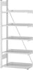 Anbauregal NEUTRAL,  zerlegt HKA 17307 EX, 5 Böden 1750x300x750mm lichtgrau