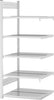 Anbauregal NEUTRAL,  zerlegt HKA 17607 DA, 5 Böden 1750x600x750mm lichtgrau
