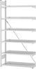 Anbauregal NEUTRAL,  zerlegt HKA 20310 EX, 6 Böden 2000x300x1000mm lichtgrau