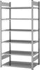Grundregal NEUTRAL,  zerlegt HZG 20610 DA, 6 Böden 2000x600x1000mm verzinkt