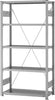 Grundregal NEUTRAL,  Edelstahl 5 Böd. 2000x400x1000 mm