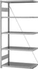 Anbauregal NEUTRAL,  Edelstahl 5 Böd. 2000x500x1000 mm