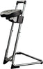 ESD NEUTRAL,  Stehhilfe Edelstahl PU-Sitz schw. bis 110 kg Sitzhöhenverstellung von 600-850