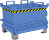 Mini-Klappbodenbehälter BAUER,  MSB 150, lackiert, Lichtblau