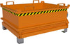 Mini-Klappbodenbehälter BAUER,  MSB 400, lackiert, Gelborange
