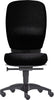Bandscheibenstuhl SITWELL,  OFFICE schwarz bis 120kg 100 % Polyester
