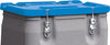 Mobil-Box CEMO,  250 l Box grau / Deckel blau