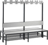 Garderobenbank CP,  Basic PlusH1650xB1960xT760mm