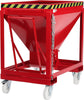 Silowagen NEUTRAL,  Typ RSLF-375 780x1200x1030 mm Volumen 0,37 m³Korn 3mm RAL 3000 feuerrot