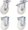 2 NEUTRAL,  Lenk-und  Bockrollen 1350kg Tragkraft Rotherm