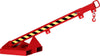 Lastarm NEUTRAL,  Typ RLH-T 1 5-fach ausziehb.1000kg 25° Neigung max. 2370mm RAL 3000 feuerrot