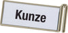 Beschriftungsclip EICHNER,  groß rechts oder links 129 x 57 x 7 mm hellgrau
