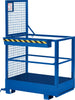 Arbeitskorb NEUTRAL,  Typ RAK-Slim 800x1200x1900 mm Traglast 300 kg RAL 5010 enzianblau