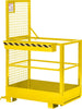 Arbeitskorb NEUTRAL,  Typ RAK-Slim 800x1200x1900 mm Traglast 300 kg RALRAL 1023 verkehrsgelb
