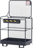 Arbeitskorb NEUTRAL,  Typ RAK-Eco 1200x800x1900 mm Traglast 300 kg RAL 7016 anthrazitgrau