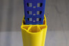 Regalanfahrschutz DANCOP,  Alfa gelb H600 mm B75-100 mm