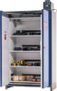 Akku-Sicherheitsschrank ION-CORE-90/ION-PRO-90 PRECITOOL, Sicherheitsschr. LI-IO- PC1200 BW, 4FB, 1193x615x2224