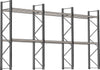 Palettenregal PRECITOOL,  verzinkt 3 Felder á 1825 mm H 4500xT 1100mm 12 Holme 2000 kg