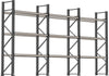 Palettenregal PRECITOOL,  verzinkt 3 Felder á 1825 mm H 4500xT 1100mm 18 Holme 2000 kg