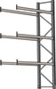 Palettenanbauregal PRECITOOL,  verz. 3 Felder á 1825 mm H 4500xT 1100mm 6 Holme 2000 kg