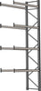 Palettenregal PRECITOOL,  verzinkt 1 Feld á 2700 mm H 6000xT 1100mm 8 Holme 3000 kg