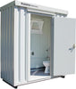 Sanitärcontainer PRECITOOL, FLADAFI Sanitär Typ 2.1 Herrentoilette,Außen- undInnenwände RAL 9002