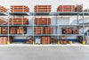 Palettenregal PRECITOOL,  verzinkt 3 Felder á 2700 mm H 4500xT 1100mm 12 Holme 3000 kg
