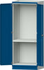 Leergehäuse ANKE,  Modell 101 B865xT720xH2200mm RAL 7035/5012 mit Türen Schubladenblock NH 720mm
