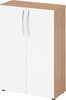 Schrank PRECITOOL,  4550 BM, 3OH K: Nussbaum / F: Weiß 80x34,6x114,4 cm (BxTxH)