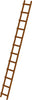 Dachleiter MUNK,  Holz 12 Sprossen