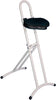 Stehhilfe NEUTRAL,  Mod. 3680 klappbar, lichtgrau bis 80 kg, Sitz PU Sitzhöhe 610-860 mm
