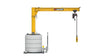 VETTER KRANTECHNIK, Mobiler Säulenschwenkkran320kg,4,0m,360 MOBILUS+Elektrokettenzug MOB12-PR3,2-4,0