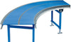 Klein-Rollenbahn BLUME ROLLEN,  B 300 mmW=90°/B=300mm/T=25mm Blume Förderanlagen