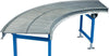 Klein-Rollenbahn BLUME ROLLEN,  B 300 mmW=90°/B=300mm/T=25mm Blume Förderanlagen