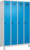 Spind CP,  Evolo PLUS 4 Abteile H1950xB1200xT500mm RAL7035/RAL5012 /F/7035