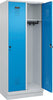 Spind CP,  Evolo PLUS 2 Abteile H1950xB800xT500mm RAL7035/RAL5012 /S/7035
