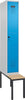 Spind CP,  Evolo PLUS 1 Abteil H2120xB300xT815mm RAL7035/RAL5012 /P1G/7021
