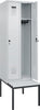 Spind CP,  Evolo PLUS 2 Abteile H2120xB600xT815mm 7035 7035 /P1G/7021P_DKB