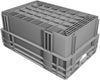 Drehstapelbehälter LA-KA-PE,  DTK 600x400x210 mm grau LA-KA-PE