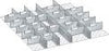 Schlitz/Trennwand-Set LISTA,  für FH 75 mm 36x36 E 25-teilig LISTA