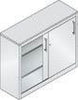 Schiebetürenschränke C+P, Schiebetürschr.7035/7035 1025x1200x500mm CP
