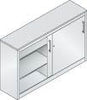 Schiebetürenschrank PRECITOOL, Schiebetürschr.7035/7035 1025x1600x400mm